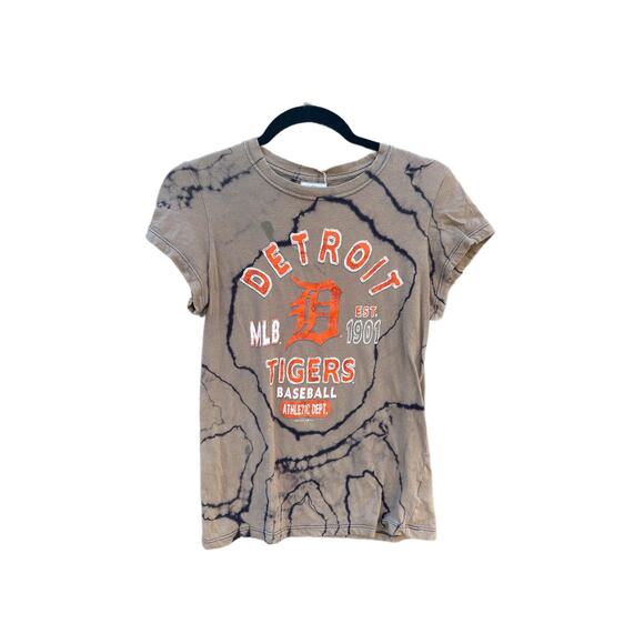 Reverse Dye Detroit Tigers T-Shirt | Women’s Shirt | Geode Tie - Reverse Dye - Picture 1 of 2